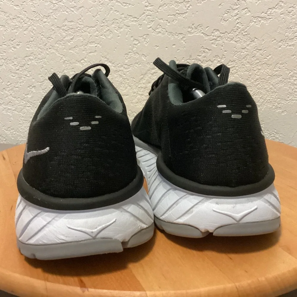 Hoka One One Cavu 2 Women's Black White Lightweight Running Shoes Size 9 PROFLY‎
